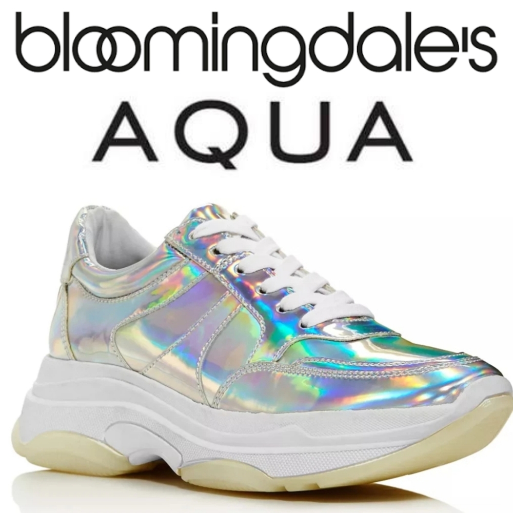 Aqua Iridescent Women's Sneakers US 7